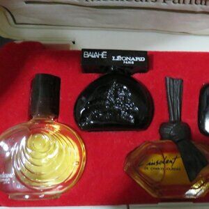 LES MEILLEURS Parfums De Paris Miniature 5 piece Set 1960's Original Box